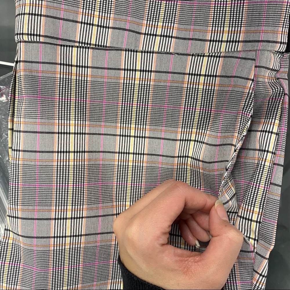 NWT | STRETCHY CHECKERED OFFICE PANTS - Picture 3 of 11